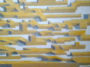 painting of a maze